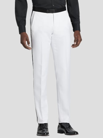 Modern Fit Sharkskin Suit Pants