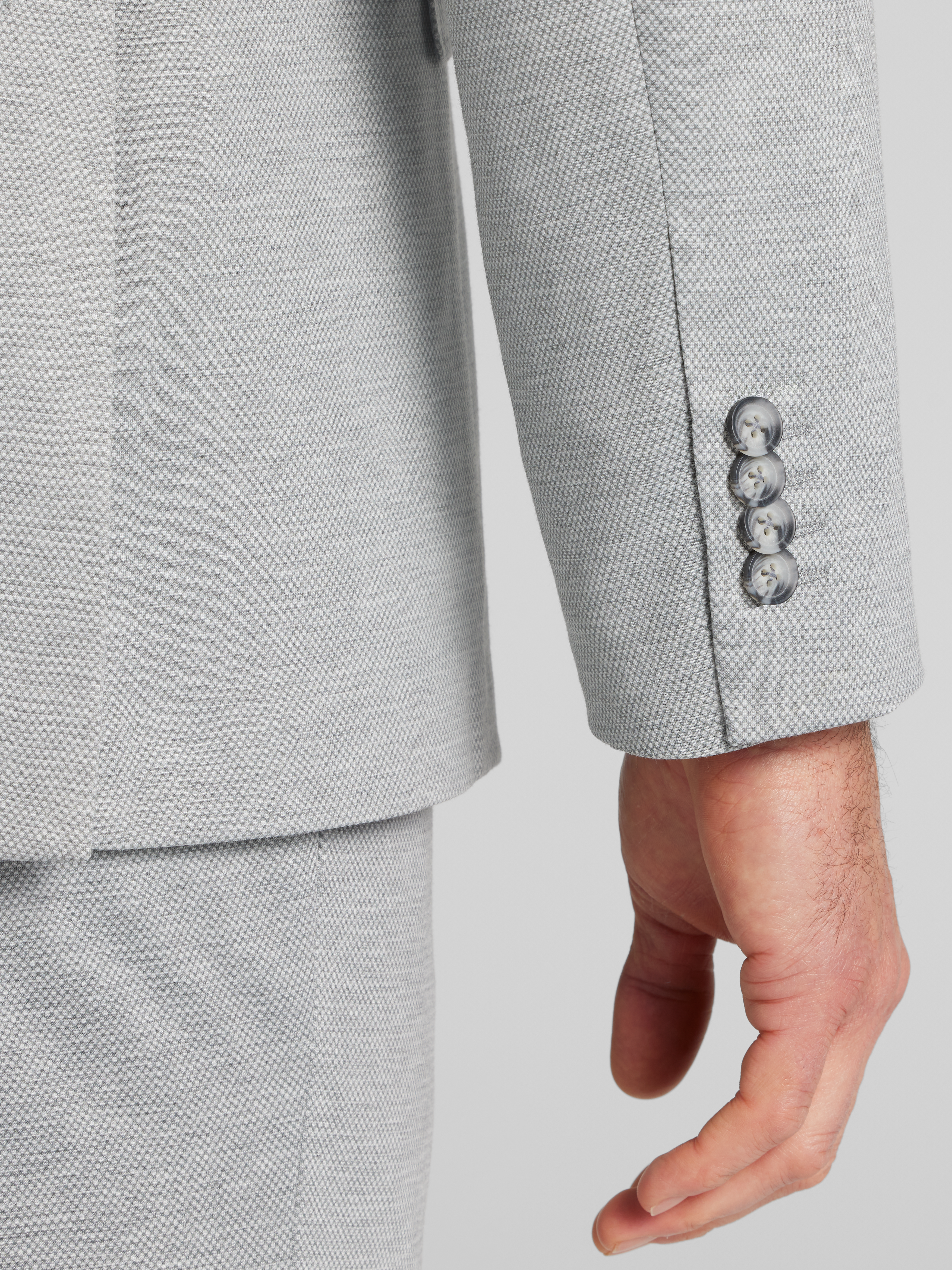 Modern Fit Knit Suit Jacket