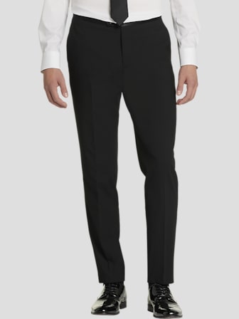 Modern Fit Sharkskin Suit Pants