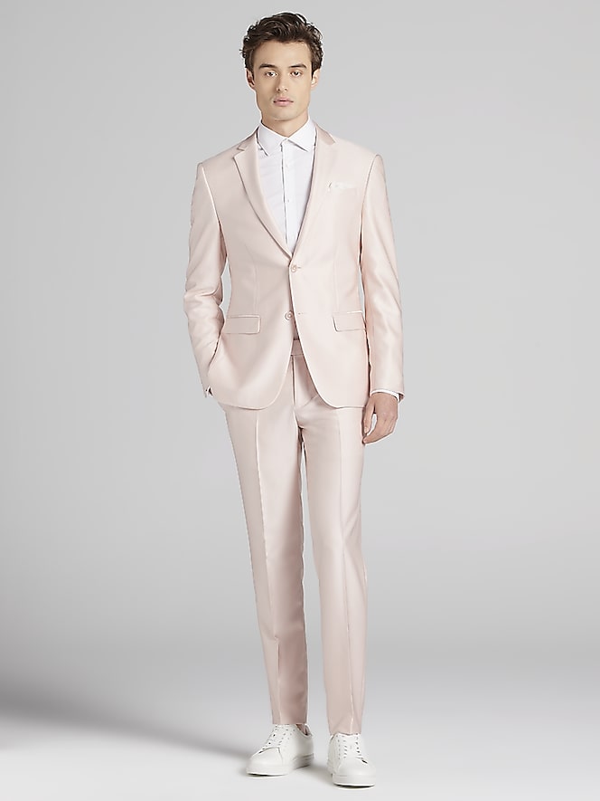 Egara Skinny Fit Shiny Suit Jacket