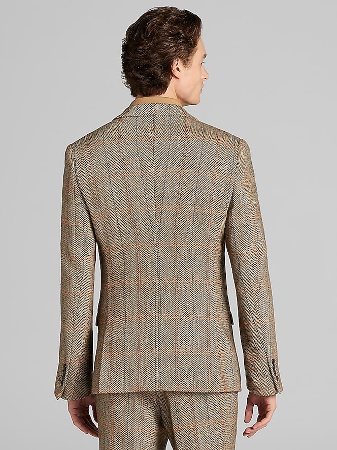 Paisley &Amp; Gray Slim Fit Herringbone Suit Jacket