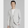 Egara Skinny Fit Gingham Seersucker Suit Jacket