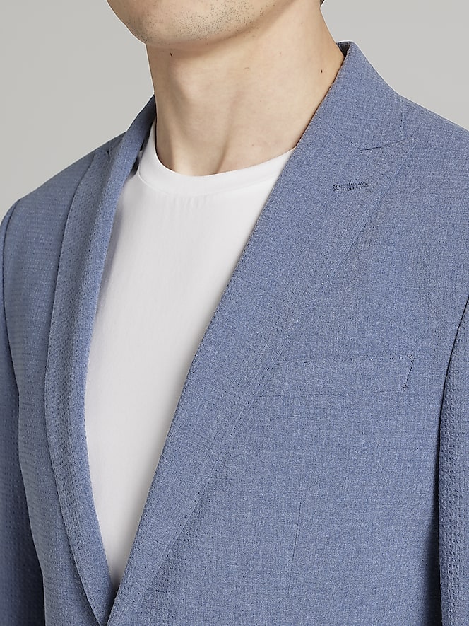 Egara Skinny Fit Seersucker Suit Jacket