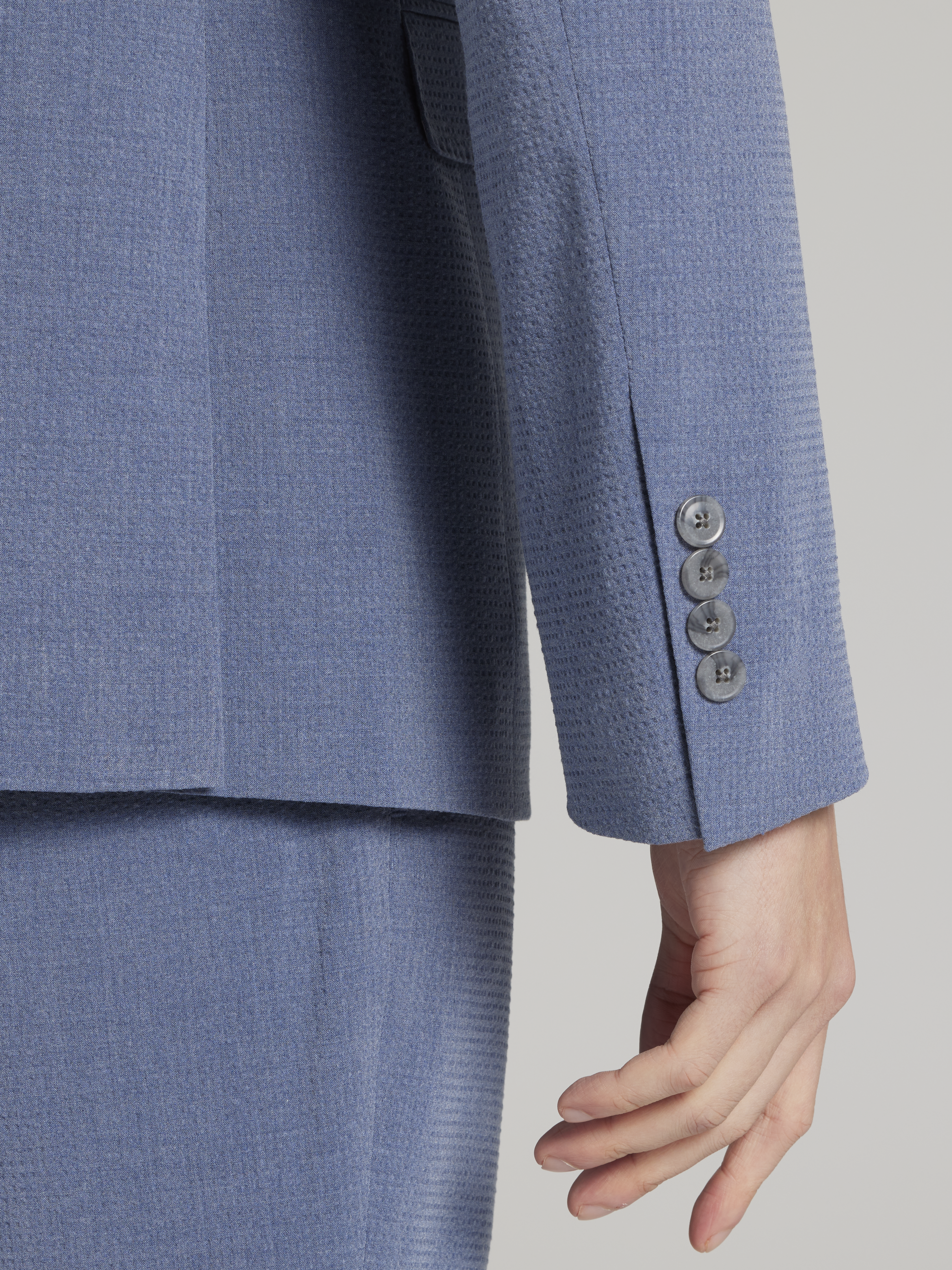 Skinny Fit Seersucker Suit Jacket
