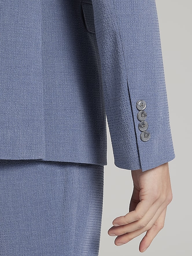 Egara Skinny Fit Seersucker Suit Jacket