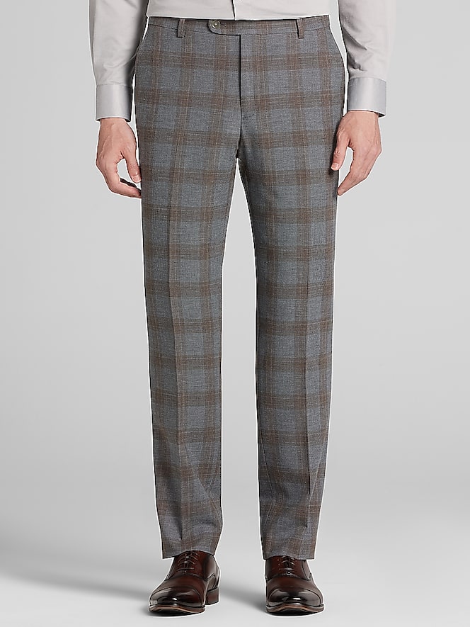 JOE Joseph Abboud Slim Fit Plaid Suit