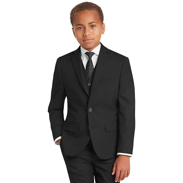 Joseph Abboud Boys Men's Suit Jacket Black - Size: Boys 18