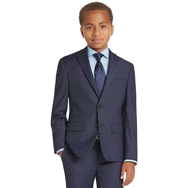 Joseph Abboud Boys Men's Suit Jacket Navy - Size: Boys 18