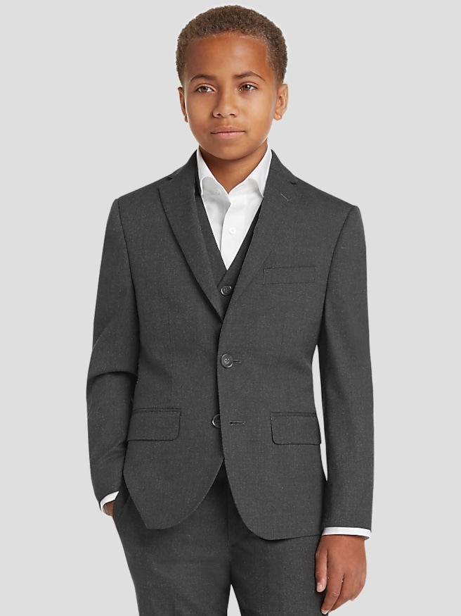 Joseph Abboud Boys Men's Suit Jacket , Charcoal / Gray