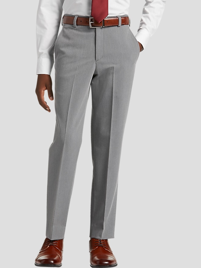 Joseph Abboud Husky Boys Men's Suit Pants , Med Gray