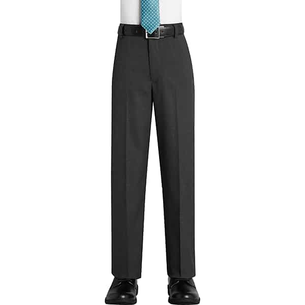 Joseph Abboud Husky Boys Men's Suit Separates Pants Charcoal Gray - Size: Boys 14