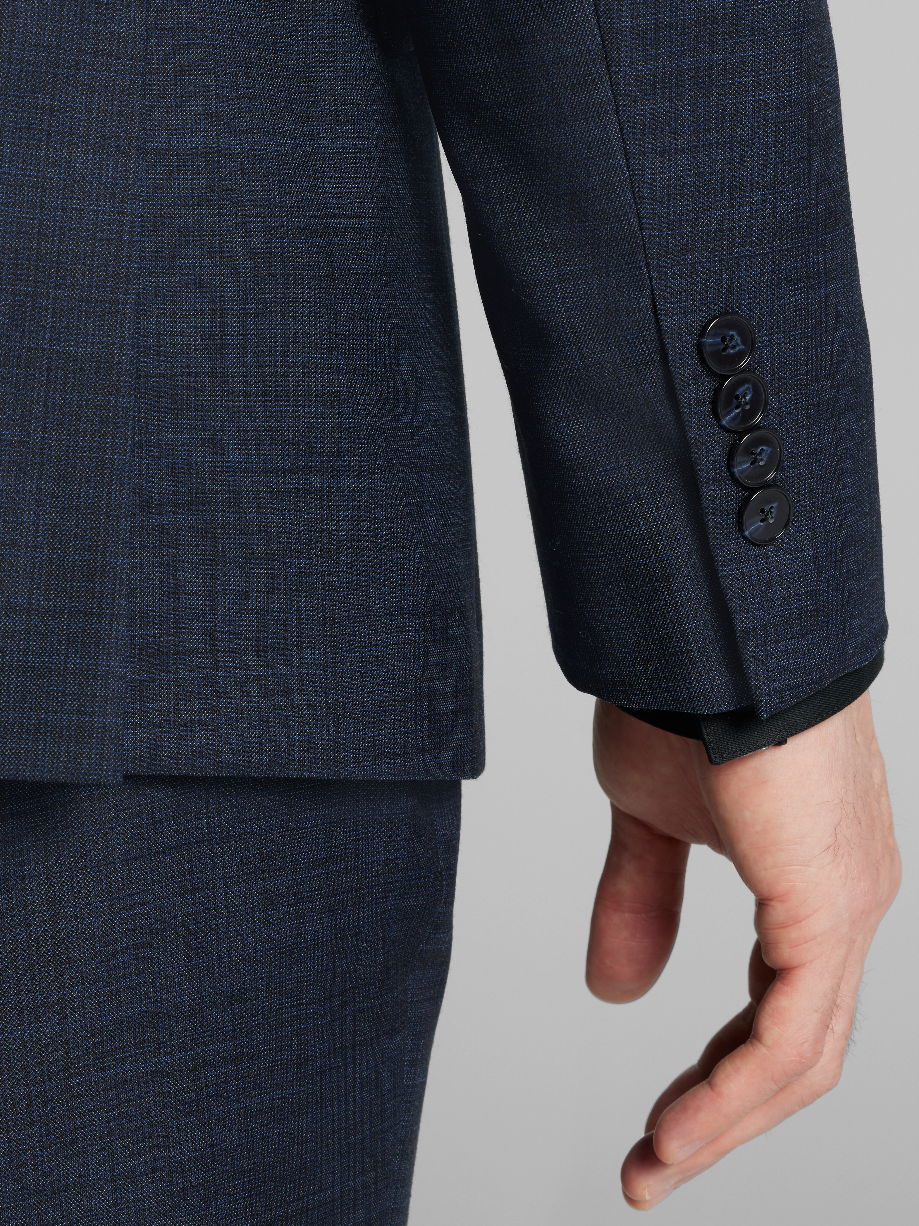 Slim Fit Wool Blend Suit Jacket