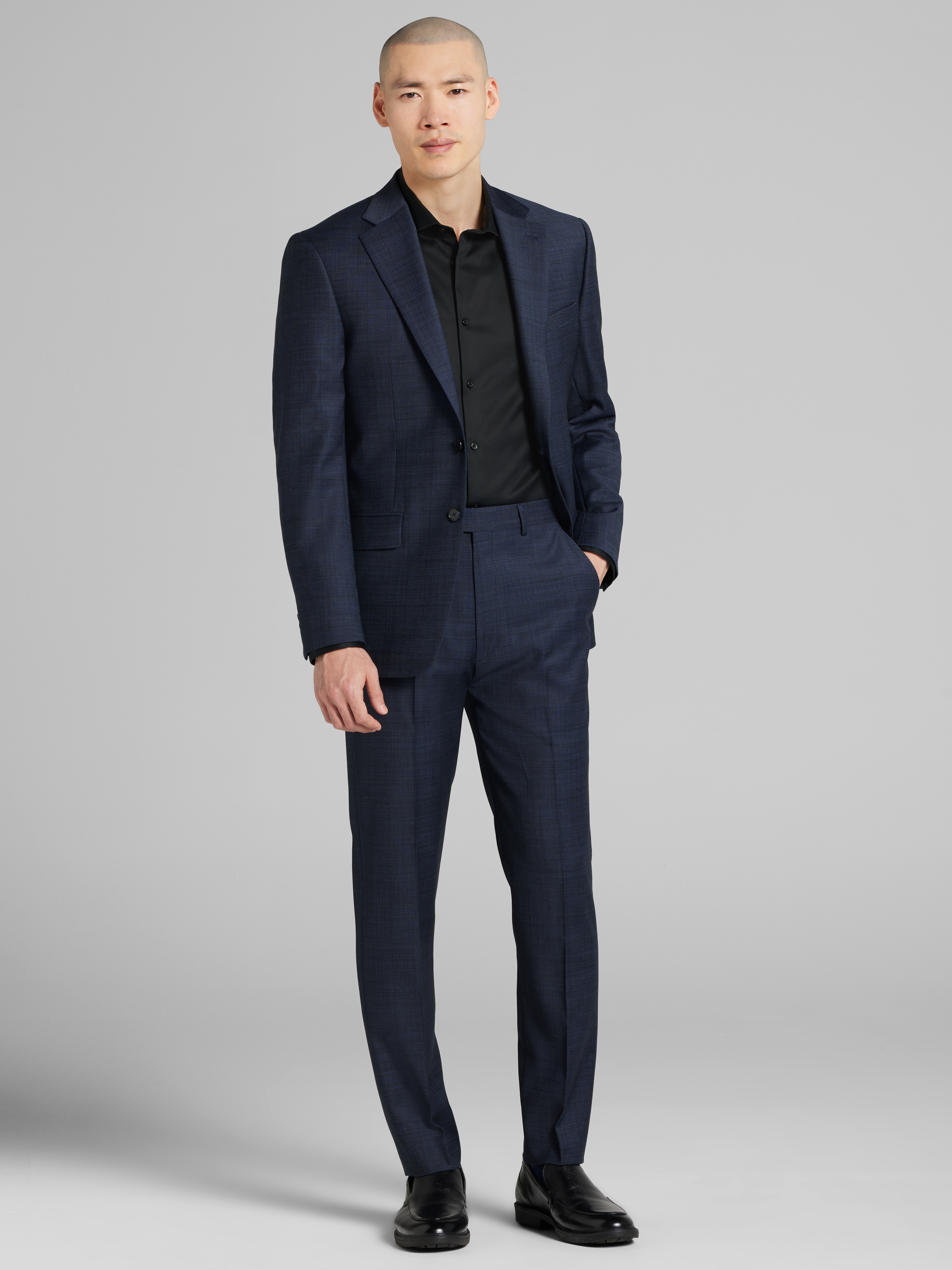 Slim Fit Wool Blend Suit Jacket