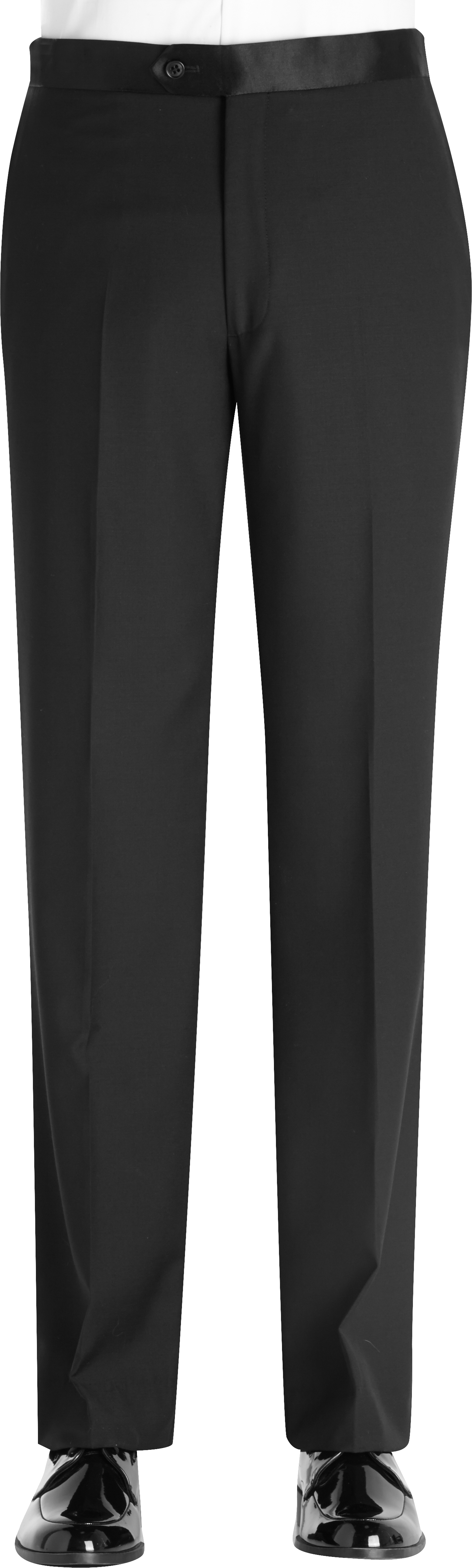 Classic Fit Wool Blend Tuxedo Pants