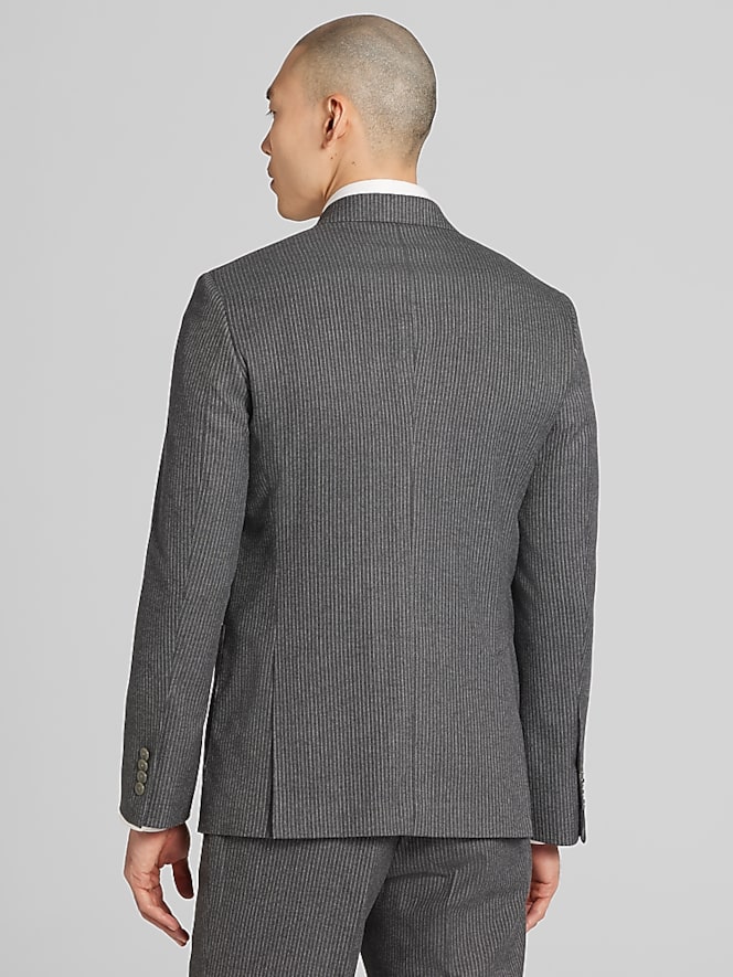 JOE Joseph Abboud Slim Fit Double Breasted Pinstripe Suit