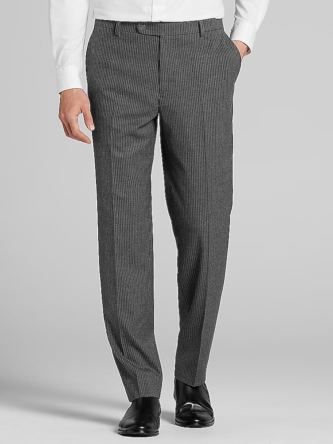 JOE Joseph Abboud Slim Fit Double Breasted Pinstripe Suit