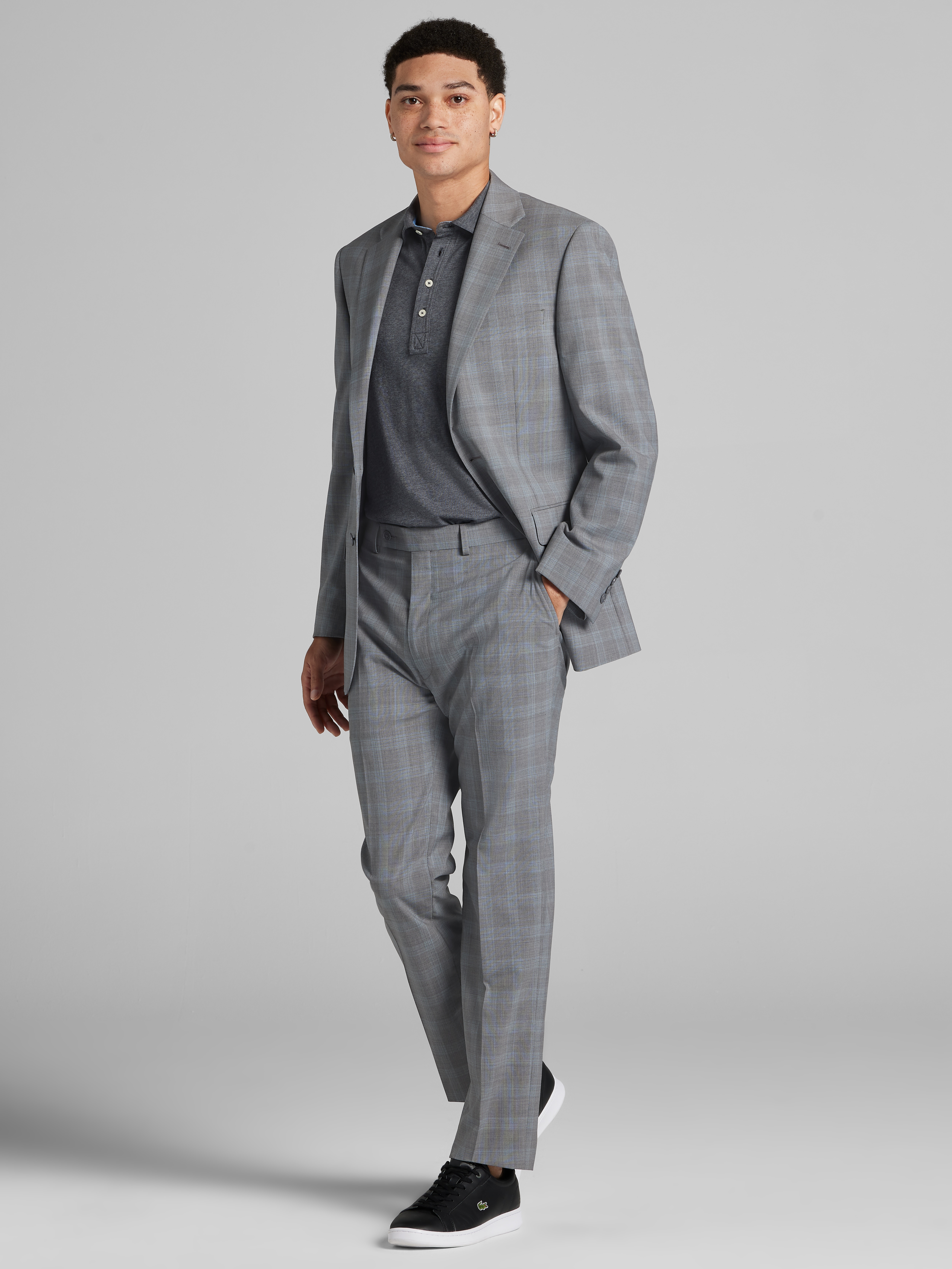 Slim Fit Wool Blend Suit Jacket