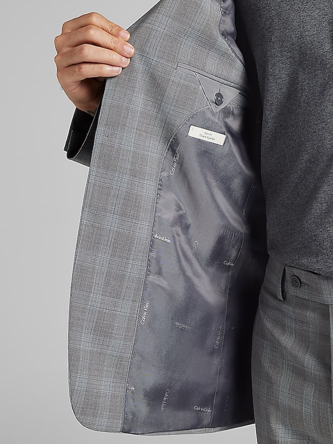 Calvin Klein Slim Fit Wool Blend Suit Jacket