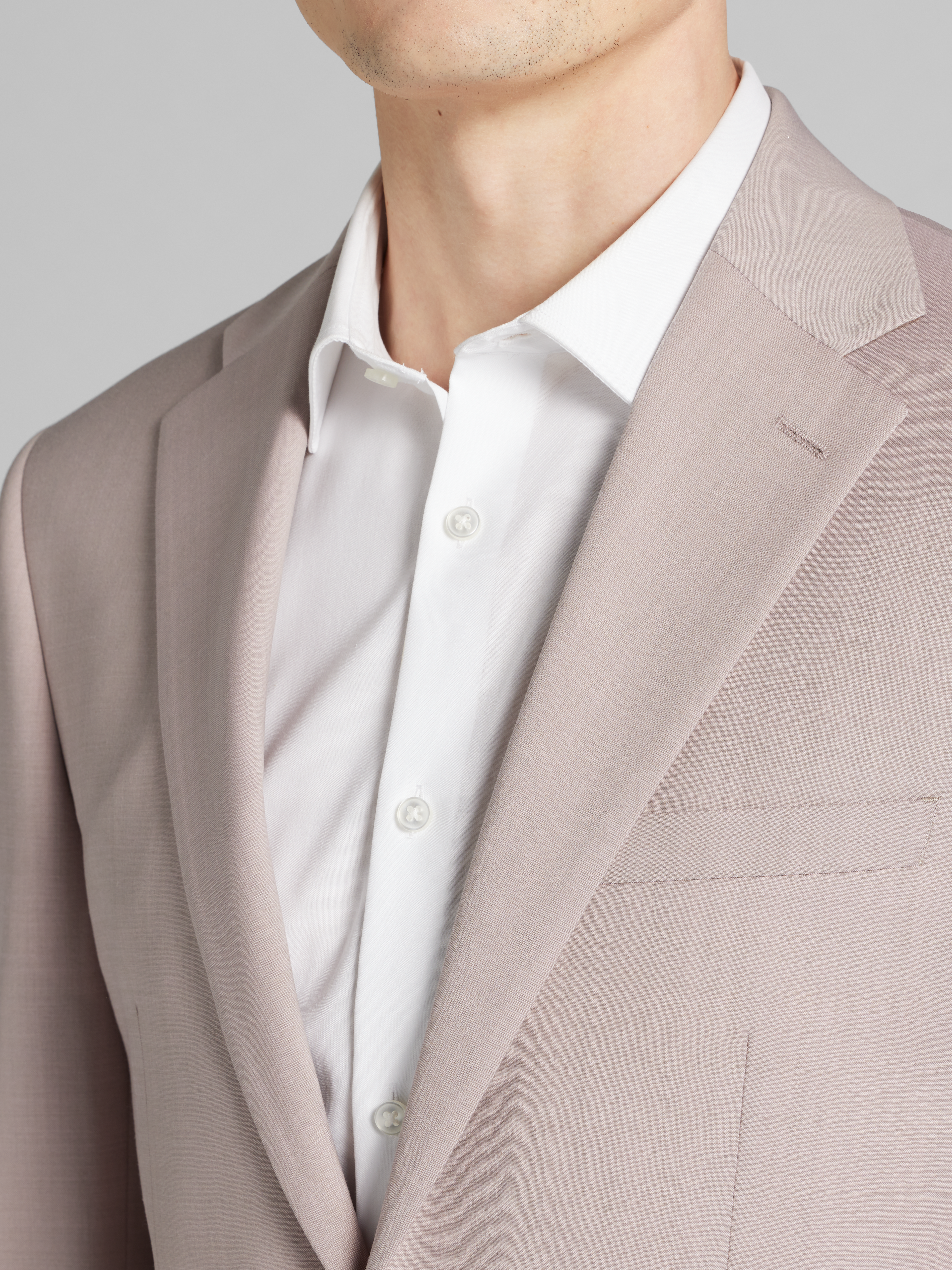 Slim Fit Wool Blend Suit Jacket