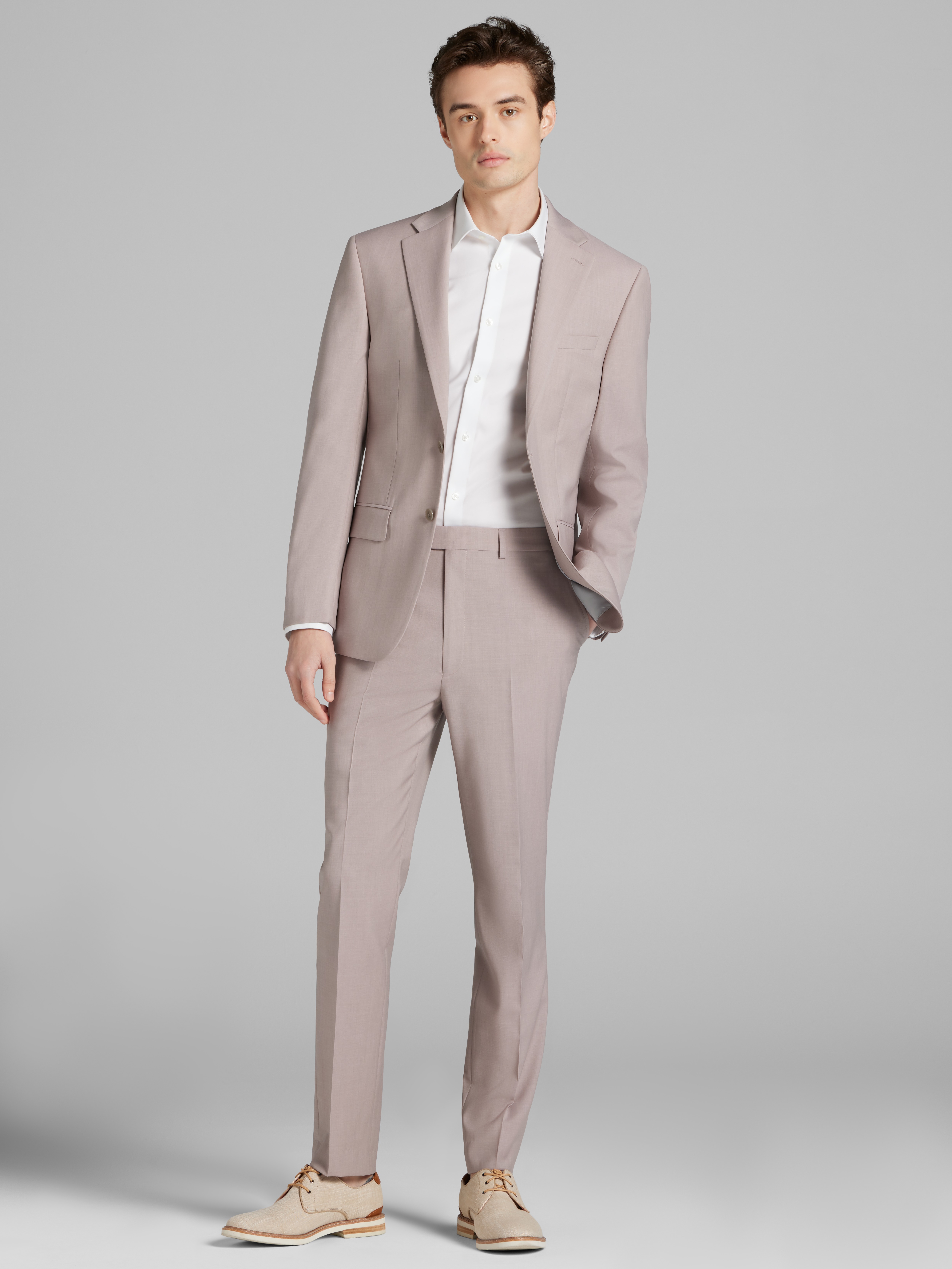 Slim Fit Wool Blend Suit Jacket