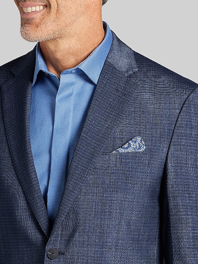 Awearness Kenneth Cole Modern Fit Mini Check Suit