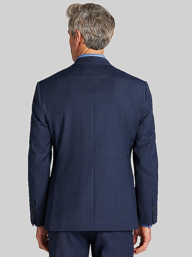 Awearness Kenneth Cole Modern Fit Mini Check Suit