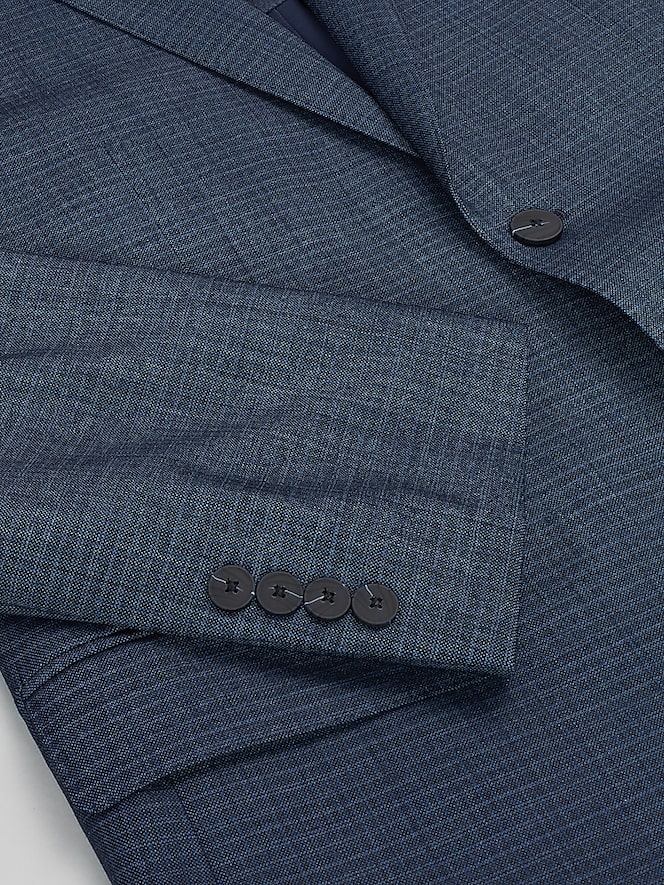 Awearness Kenneth Cole Modern Fit Mini Check Suit
