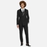 Egara Skinny Fit Double Breasted Peak Lapel Tuxedo Jacket