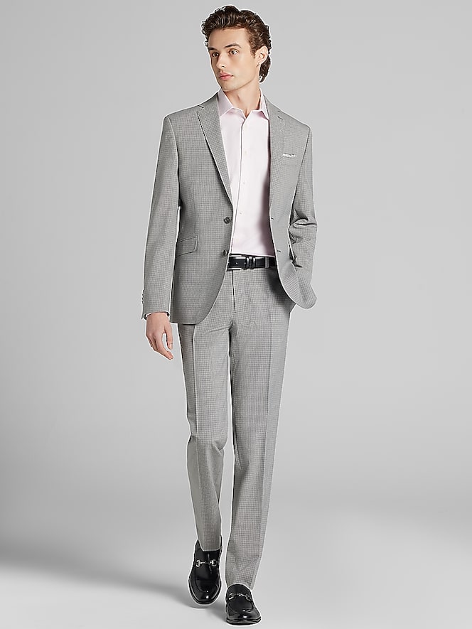 Wilke-Rodriguez Slim Fit Check Suit