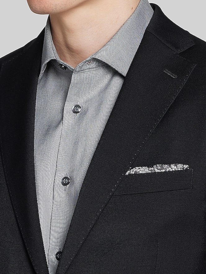 Slim Fit Wool Blend 3-Piece Suit