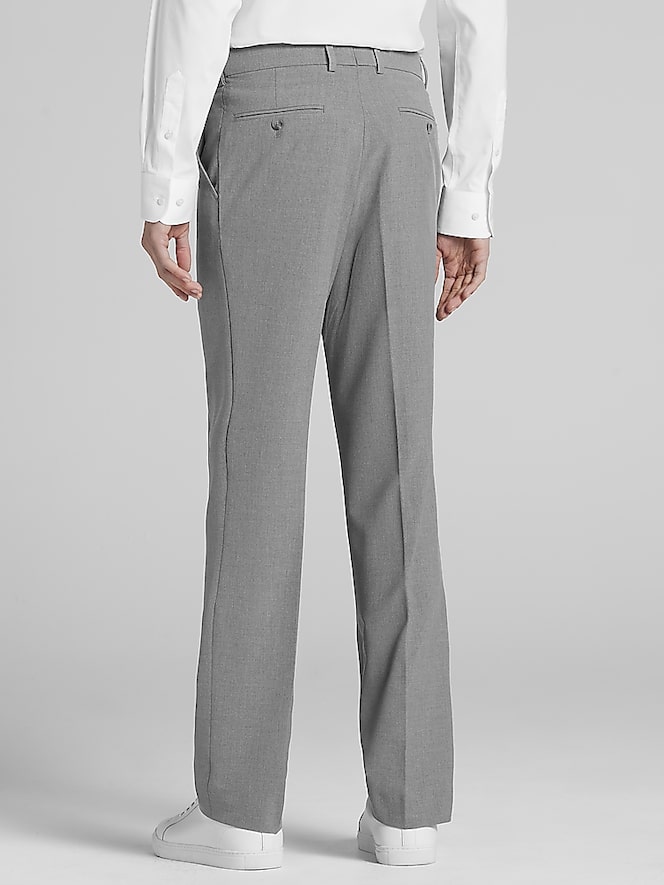 Egara Classic Fit Suit Pants, Med Gray Solid - Image 2 of 2