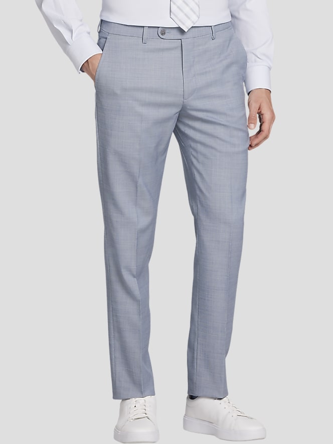 JOE Joseph Abboud Slim Fit Wool Blend Sharkskin 3-Piece Suit