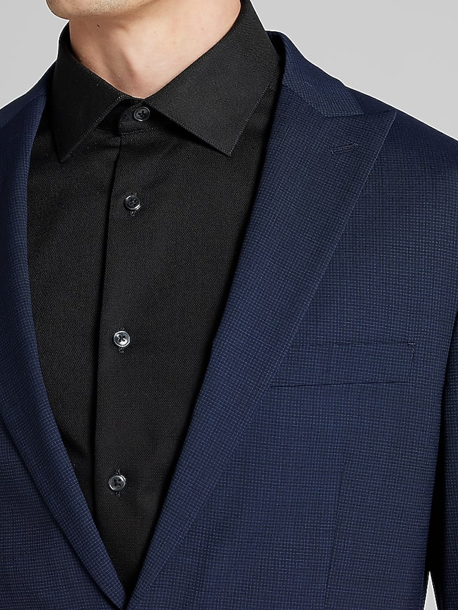 Awearness Kenneth Cole Slim Fit Tic Suit Jacket
