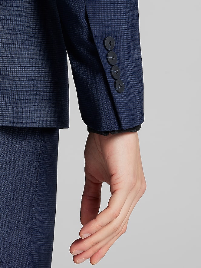 Awearness Kenneth Cole Slim Fit Tic Suit Jacket
