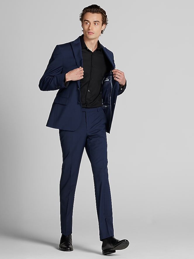 Awearness Kenneth Cole Slim Fit Tic Suit Jacket