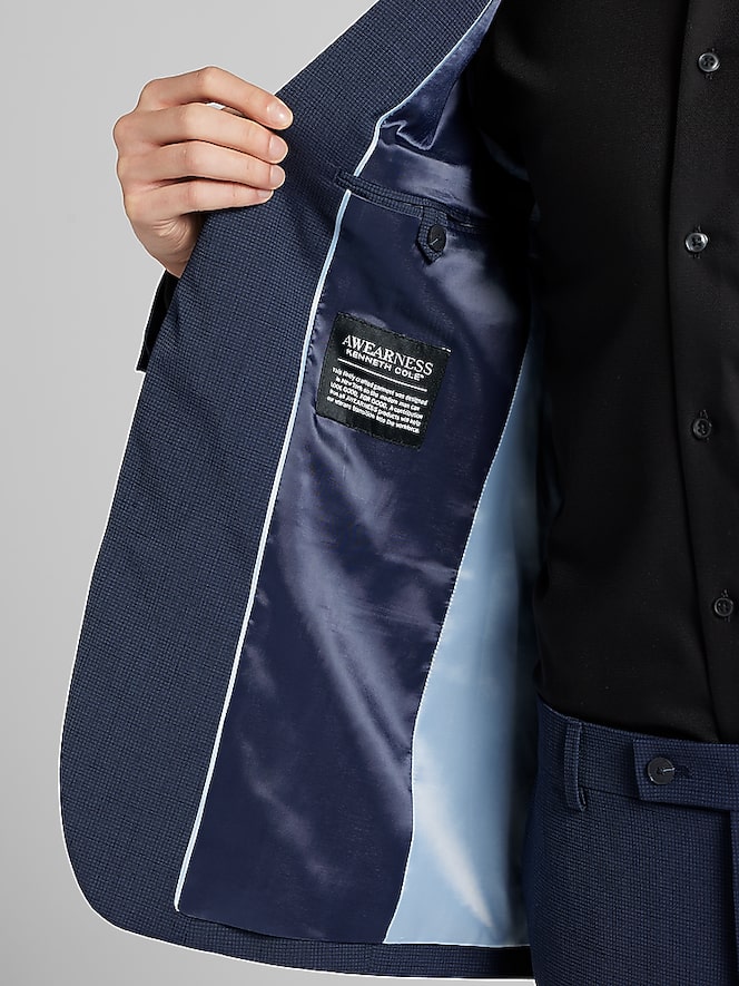 Awearness Kenneth Cole Slim Fit Tic Suit Jacket