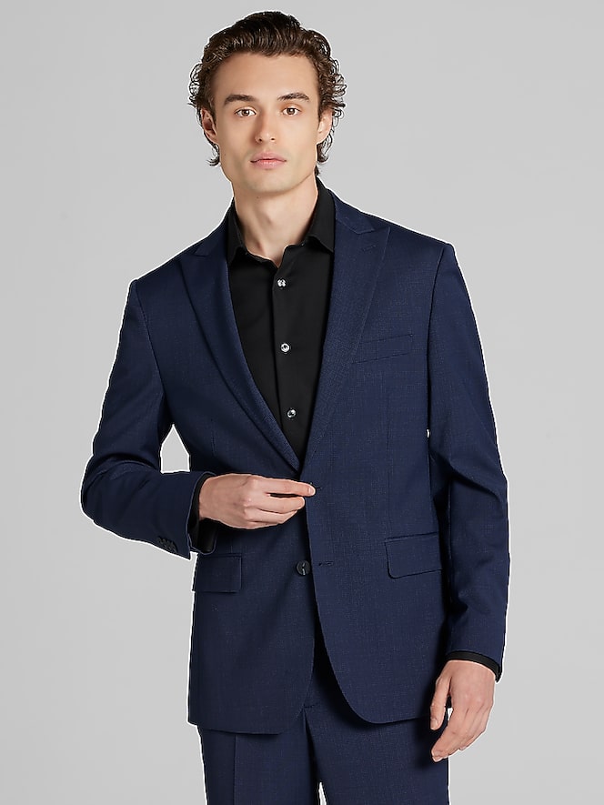 Awearness Kenneth Cole Slim Fit Tic Suit Jacket