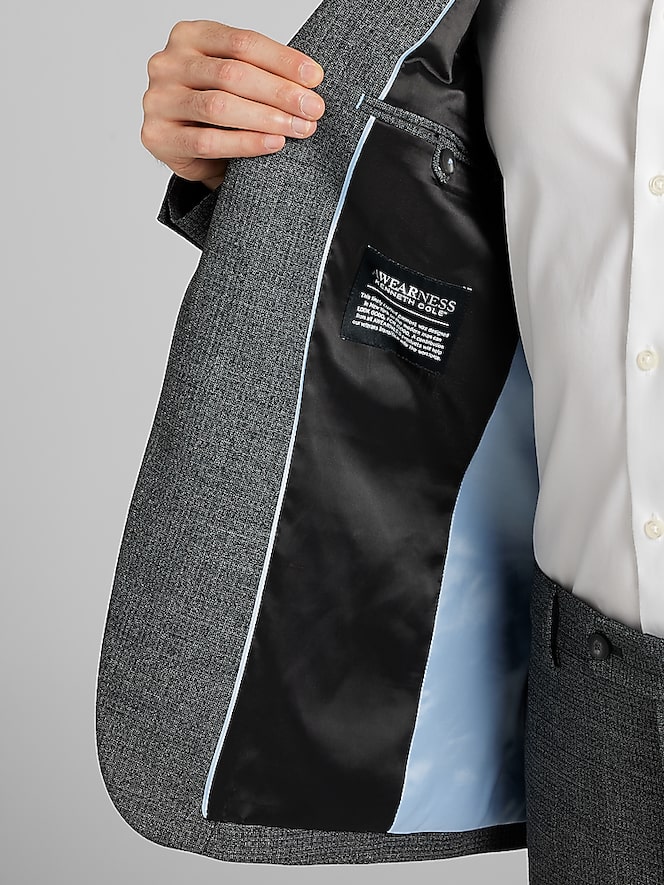 Awearness Kenneth Cole CHILLFLEX Slim Fit Mini Check Suit Jacket