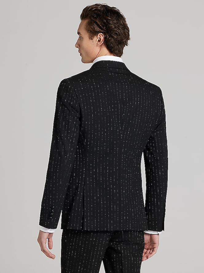 Egara Skinny Fit Stripe Suit Jacket