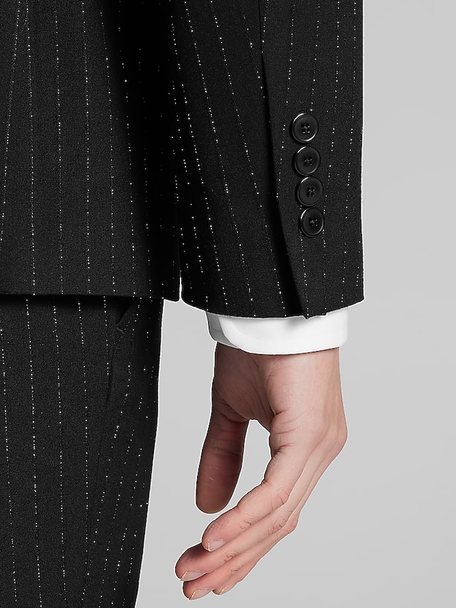 Egara Skinny Fit Stripe Suit Jacket
