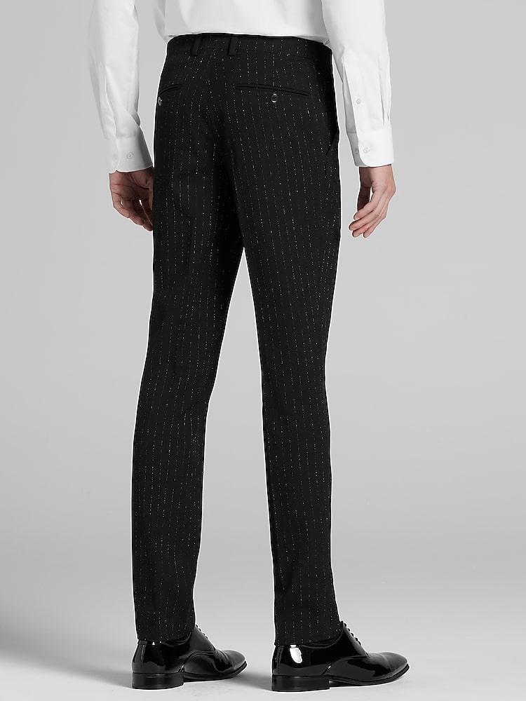 Skinny Fit Stripe Suit Separates Pants