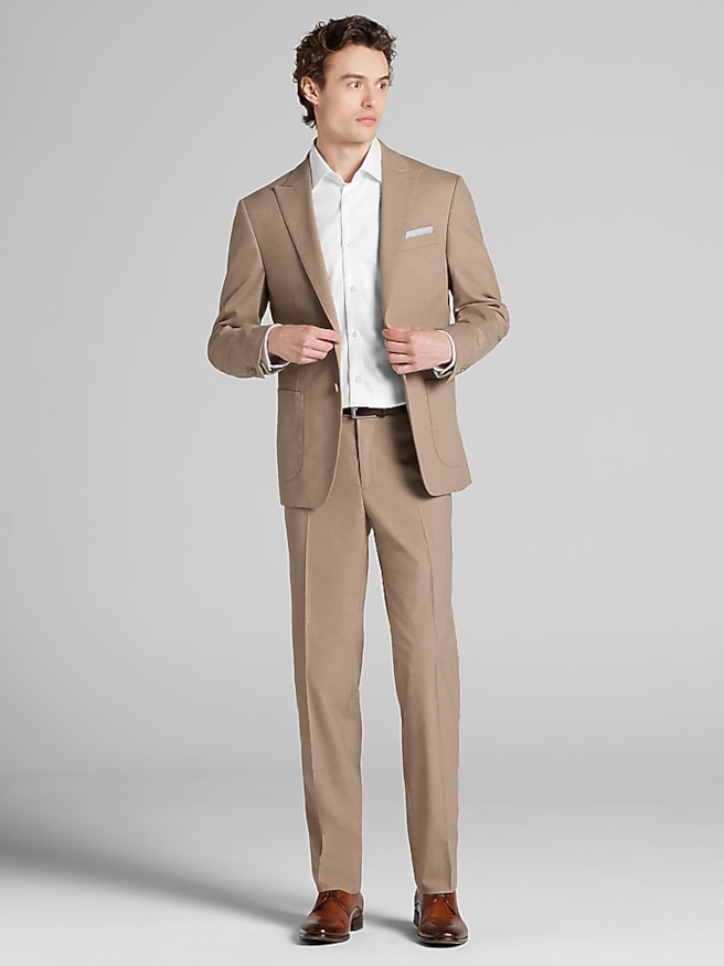 JOE Joseph Abboud Slim Fit Suit Tan