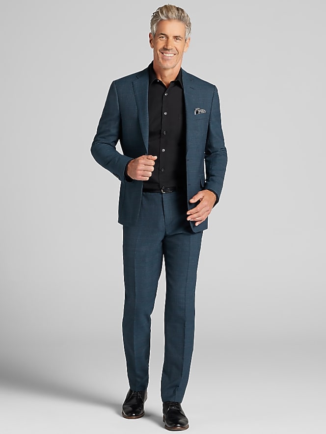 Awearness Kenneth Cole Awearness Kenneth Cole Slim Fit Plaid Suit