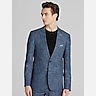 Paisley &Amp; Gray Slim Fit Textured Crosshatch Suit Jacket