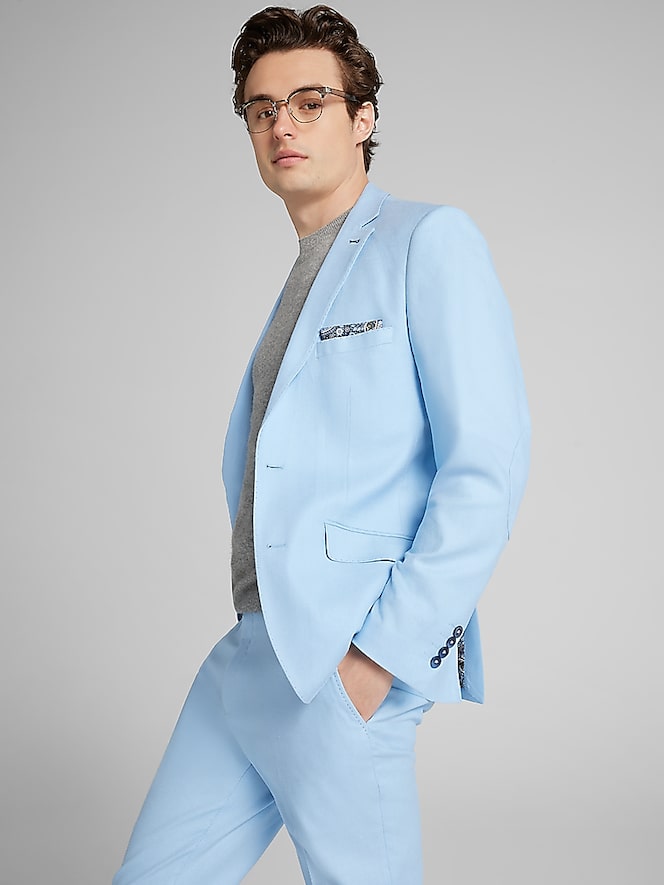 Paisley &Amp; Gray Slim Fit Suit Suit Jacket