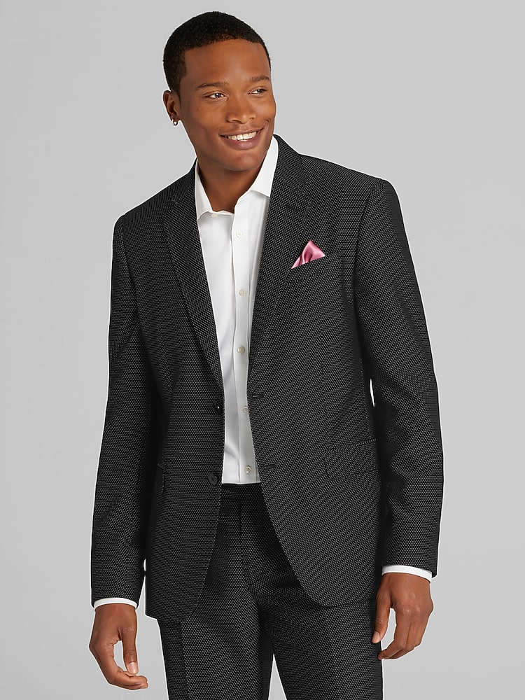 ELPA ELPA Men's 3-Piece Suit Slim Fit With Stretch Fabric - Short, Regular, Or Tall Sizing Options