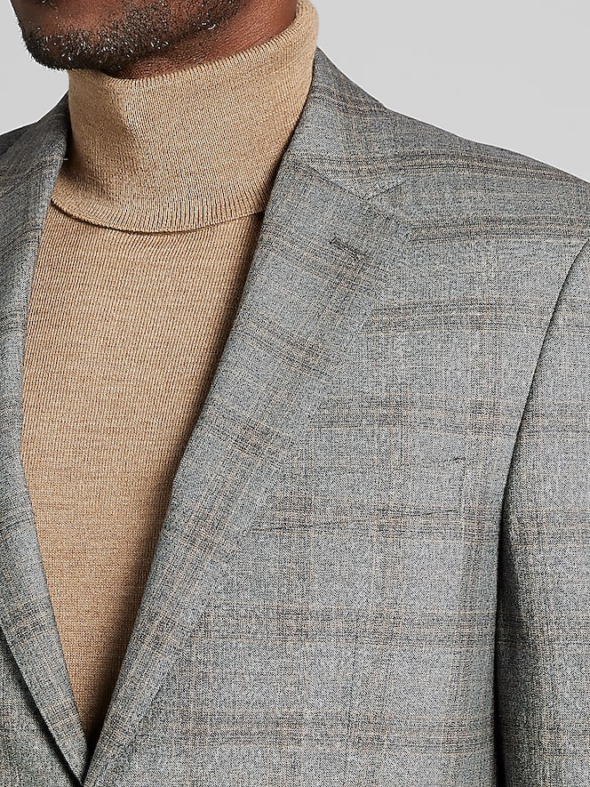 Joseph Abboud Classic Fit Plaid Suit Jacket