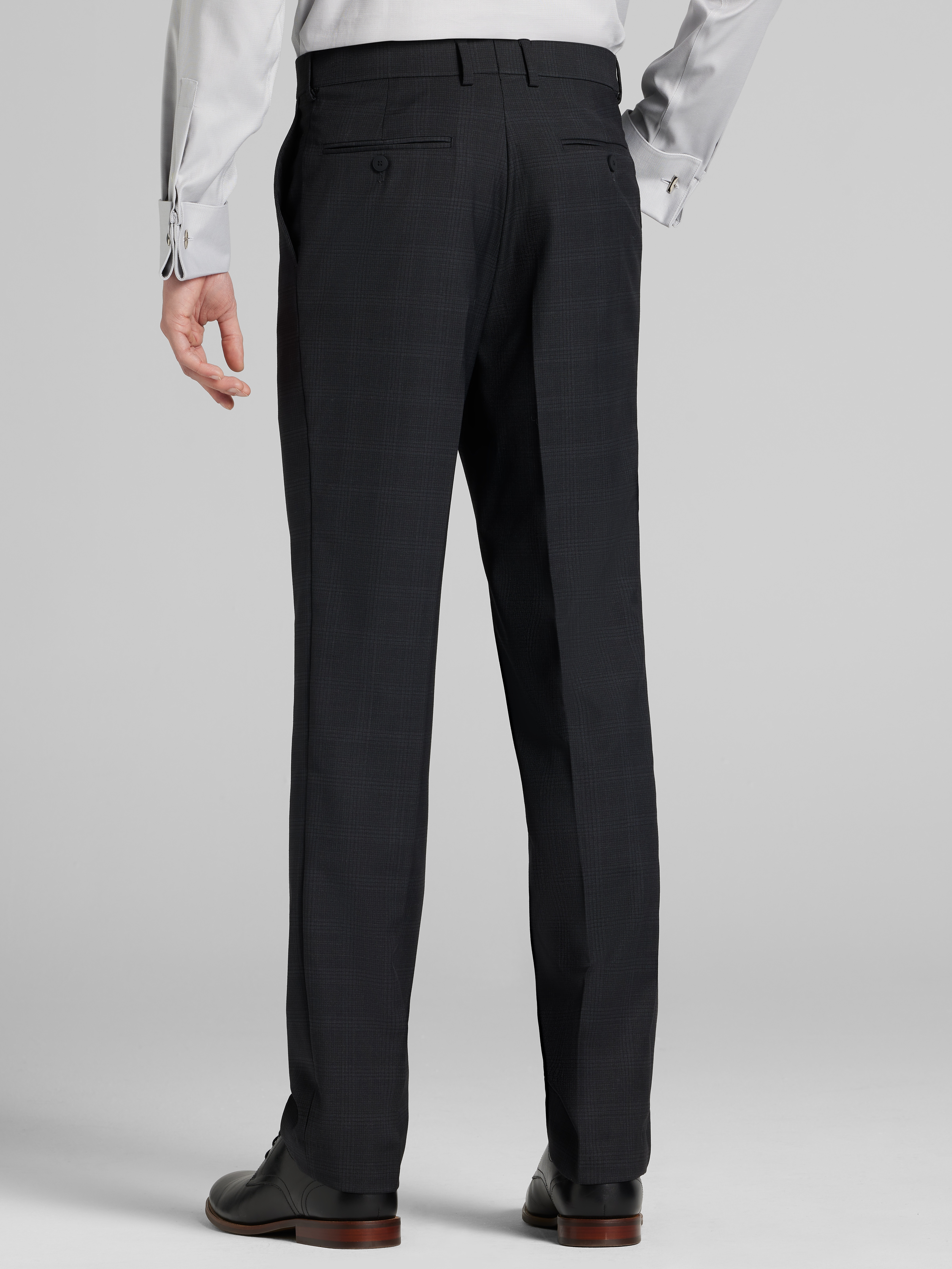 CHILLFLEX Modern Fit Plaid Suit Pants