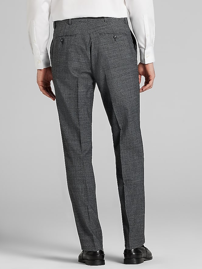 Awearness Kenneth Cole CHILLFLEX Slim Fit Mini Check Suit Pants