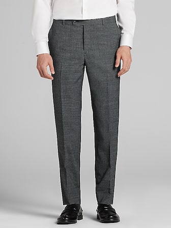 green emerald velvet dress Kenneth Cole Reaction Men's Slim Fit Solid Performance Dress Pant